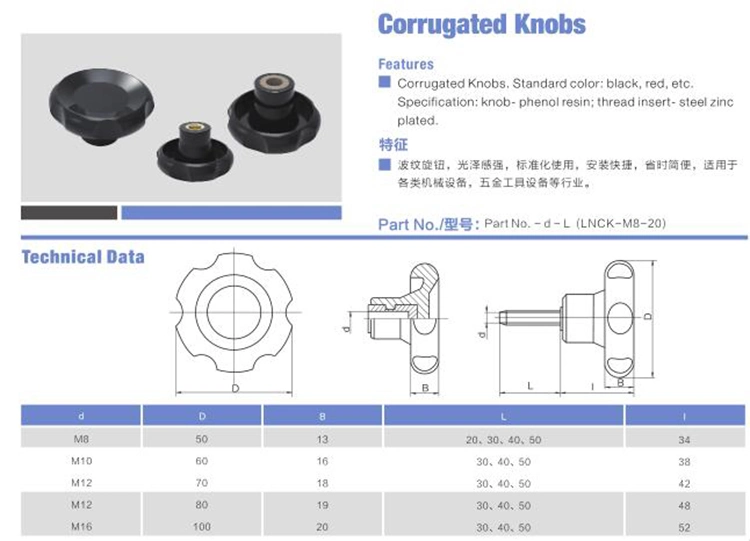 Comfort-Grip Threaded Ball Knobs