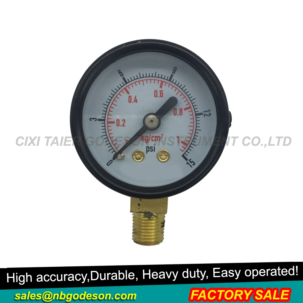 1.5 Inches Pressure Gauge Manometer for Gaseous and Liquid Media