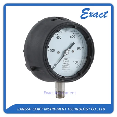 Manómetro de proceso Indicador de presión frontal sólido industrial Indicador de patrón de seguridad